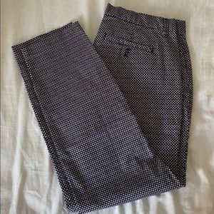 Tear drop patterned Ankle cropped Pants